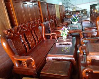 Bàn ghế phòng khách quốc đào BG042